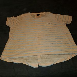 Orange and gray t-shirt